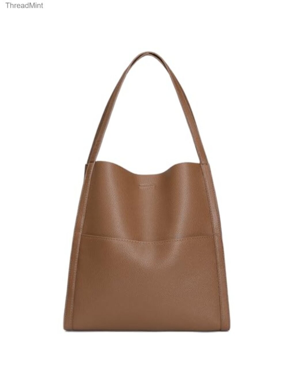 Large Vegan Leather Shoulder Hobo Bag Tote Purse with Pockets